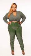 Wild Thing Leatherette (Olive Green)